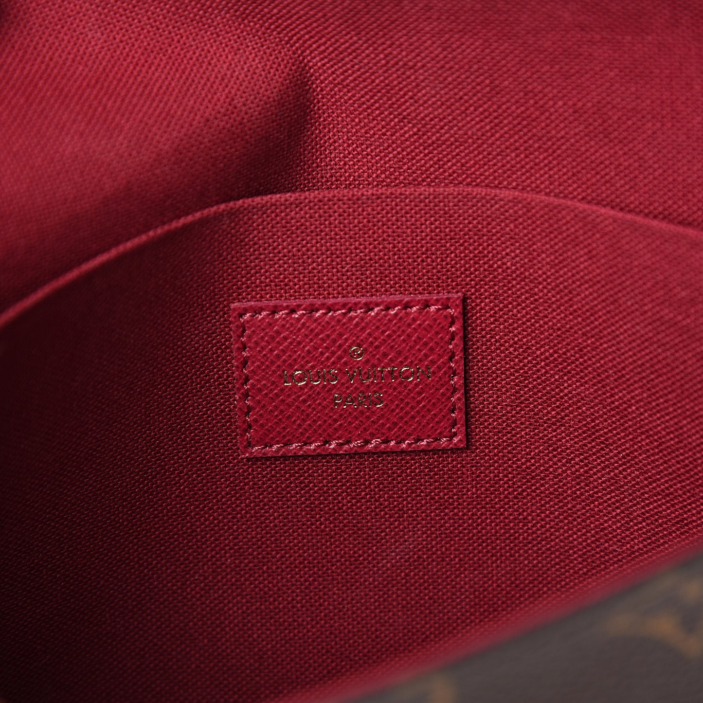 Monogram Pochette Felicie Chain Wallet Fuchsia