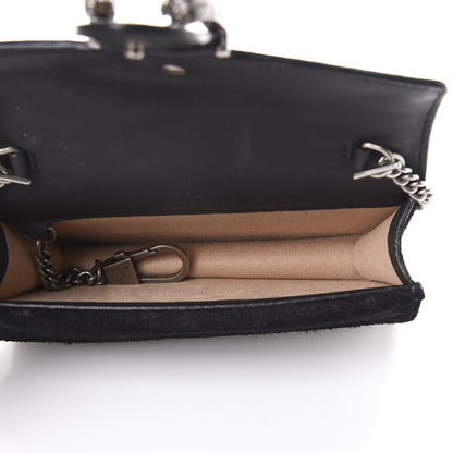 Gucci GG Supreme Monogram Super Mini Dionysus Shoulder Bag Black 4 of 10