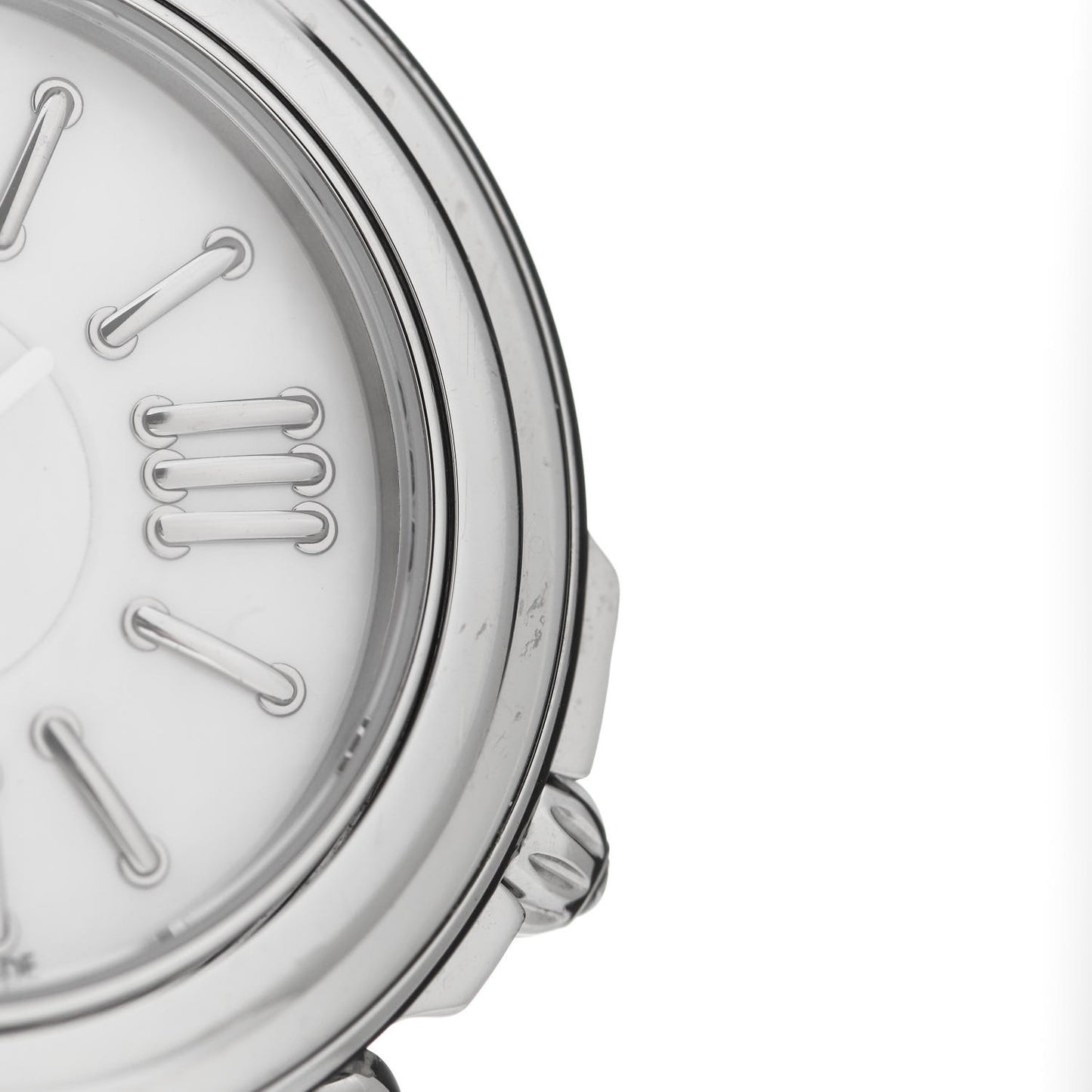 Stainless Steel Calfskin Mother of Pearl 37mm Selleria Quartz Watch Red