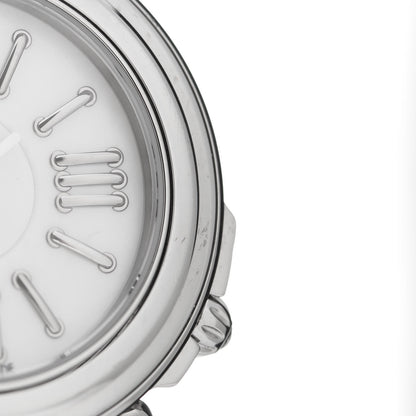 Fendi Stainless Steel Calfskin Mother of Pearl 37mm Selleria Quartz Watch Red 6 of 8
