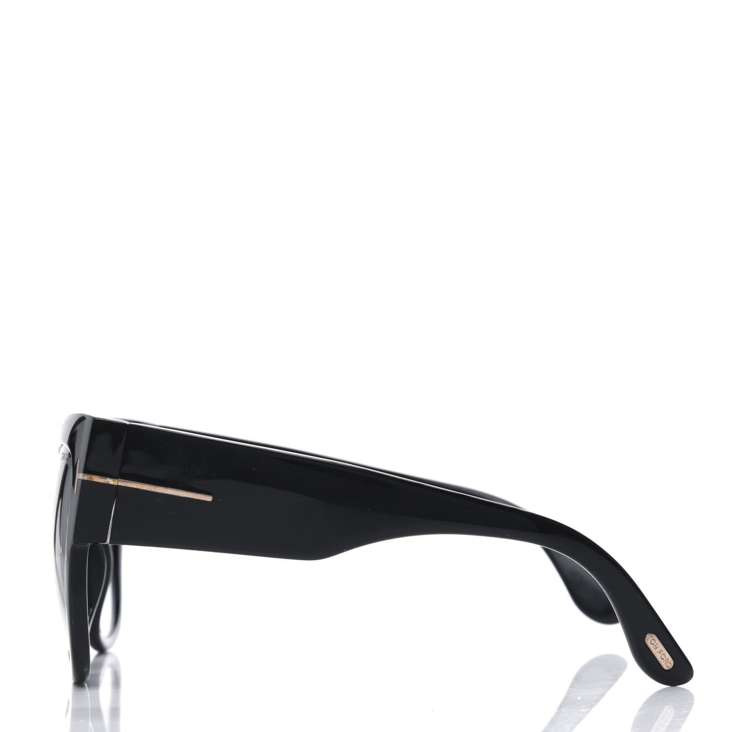 Acetate Anoushka Cat Eye Sunglasses TF371 Black