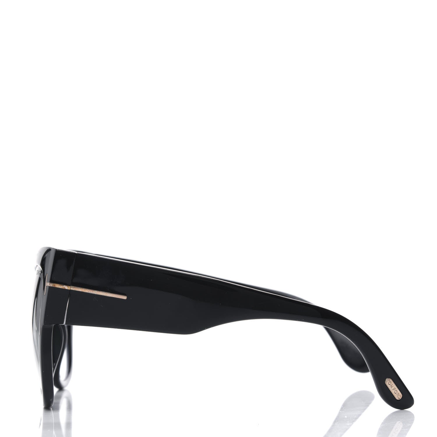 Tom Ford Acetate Anoushka Cat Eye Sunglasses TF371 Black 3 of 4
