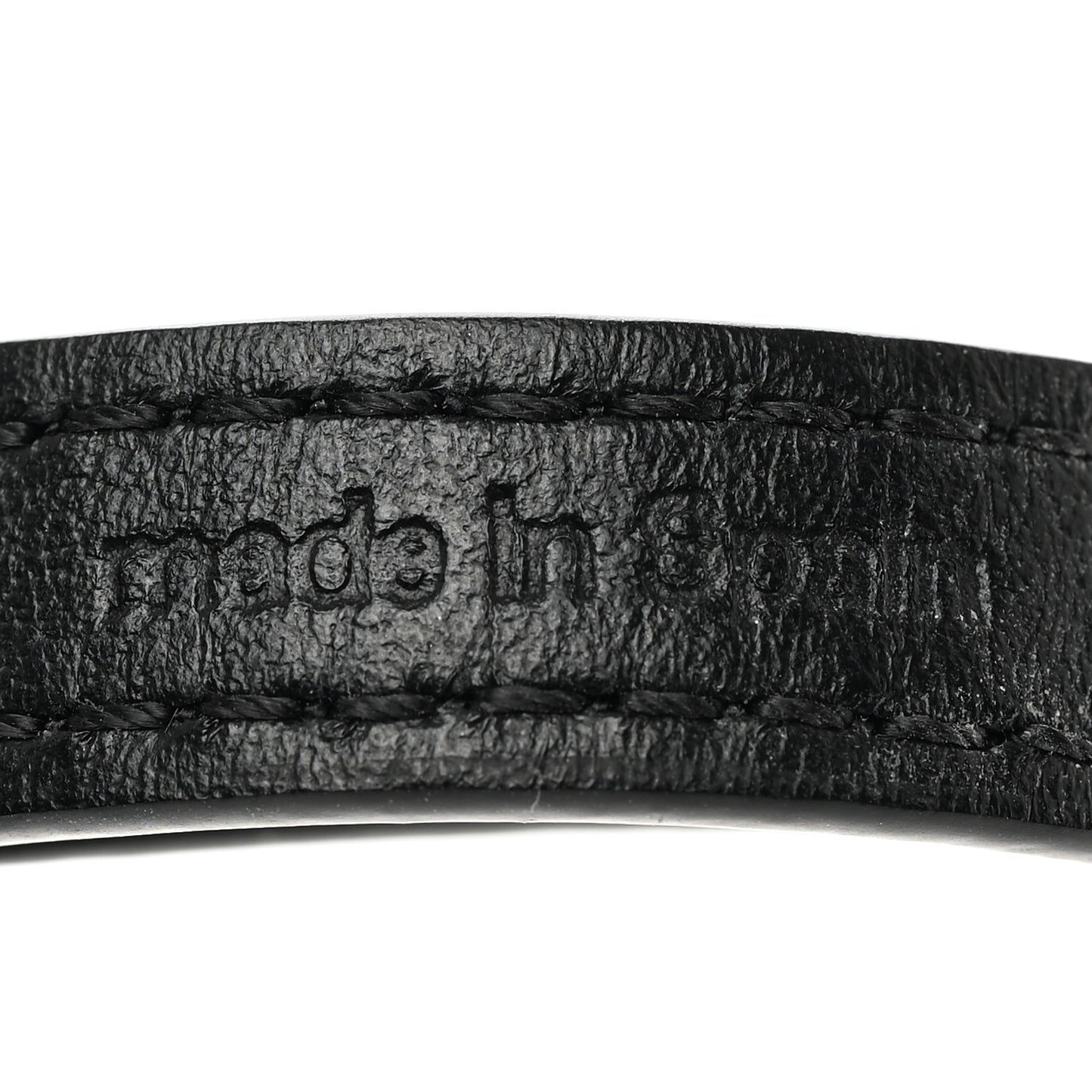 Calfskin Gram Bracelet Black
