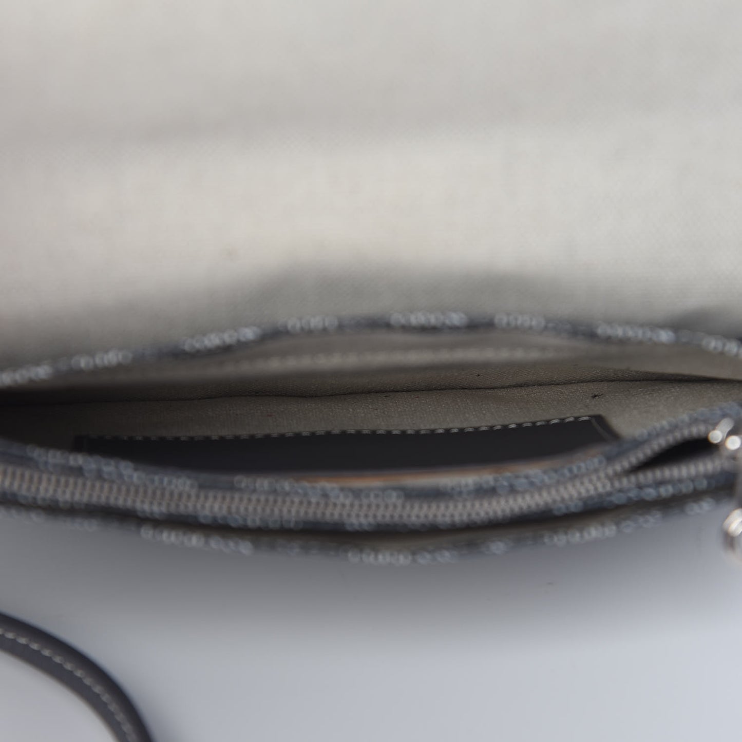 Goyardine Plumet Wallet Clutch Grey