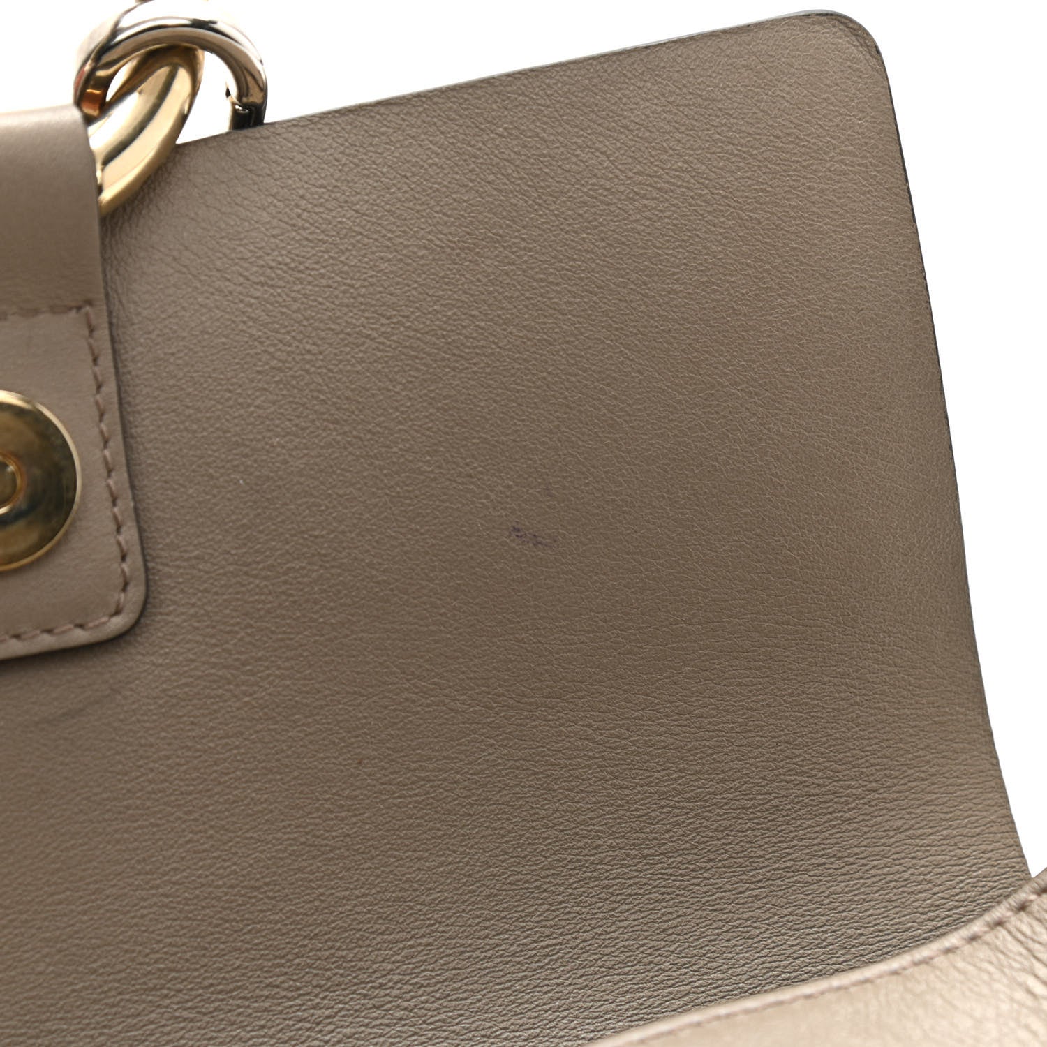 Chloe Suede Calfskin Small Faye Shoulder Bag Motty Grey 14 of 16