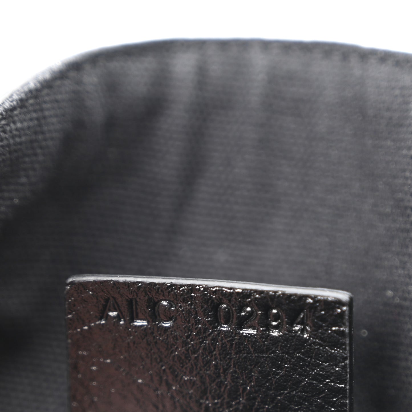 Tumbled Calfskin Nano Voyou Bag Black