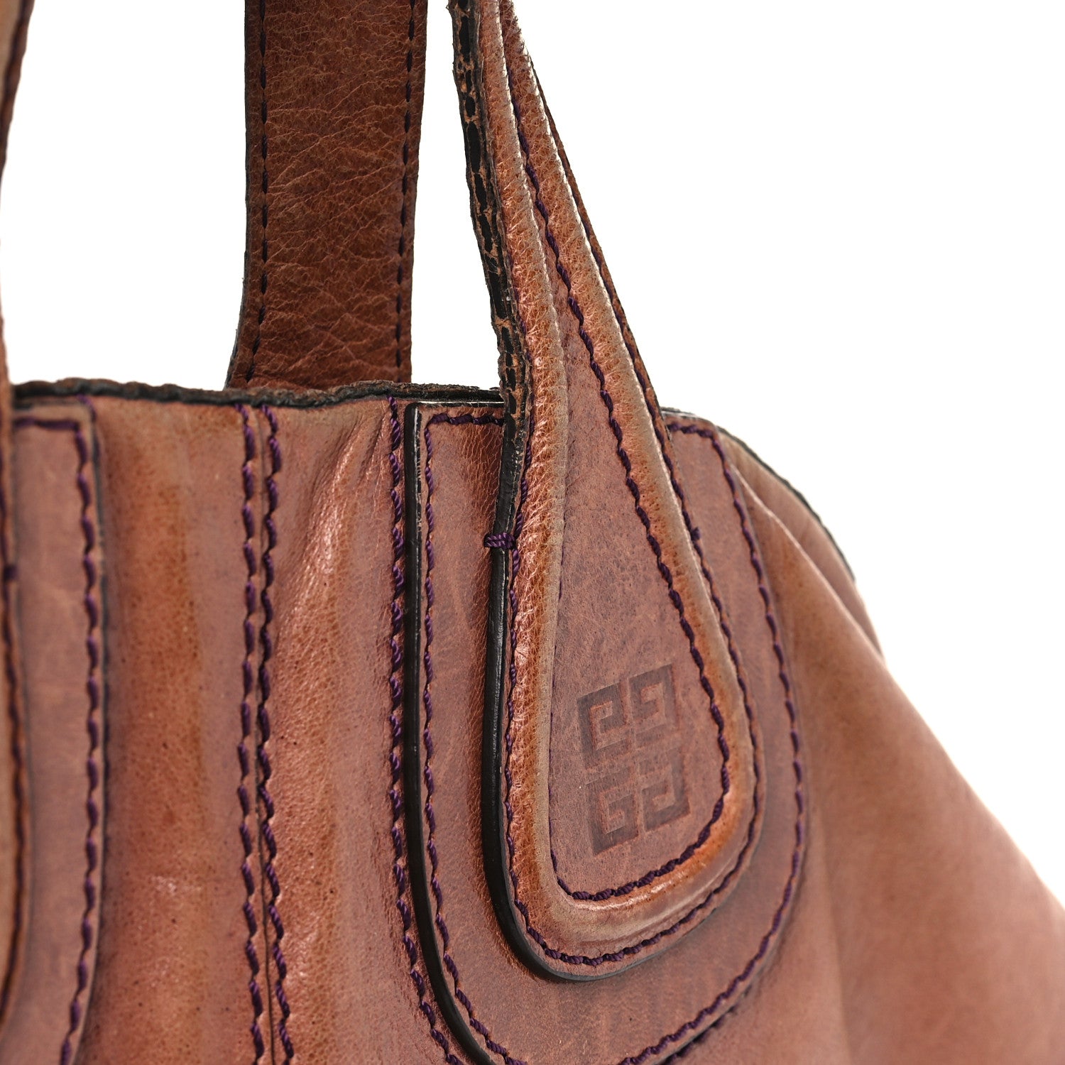 Givenchy Wrinkled Lambskin Medium Nightingale Tan 1382206
