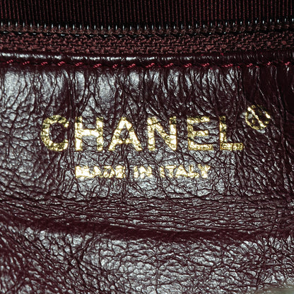 Chanel Aged Calfskin Quilted Large Reissue Camera Case Black 7 of 7