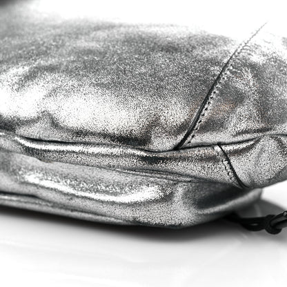 Saint Laurent Metallic Calfskin Ripstop Body Belt Bag Silver 10 of 13