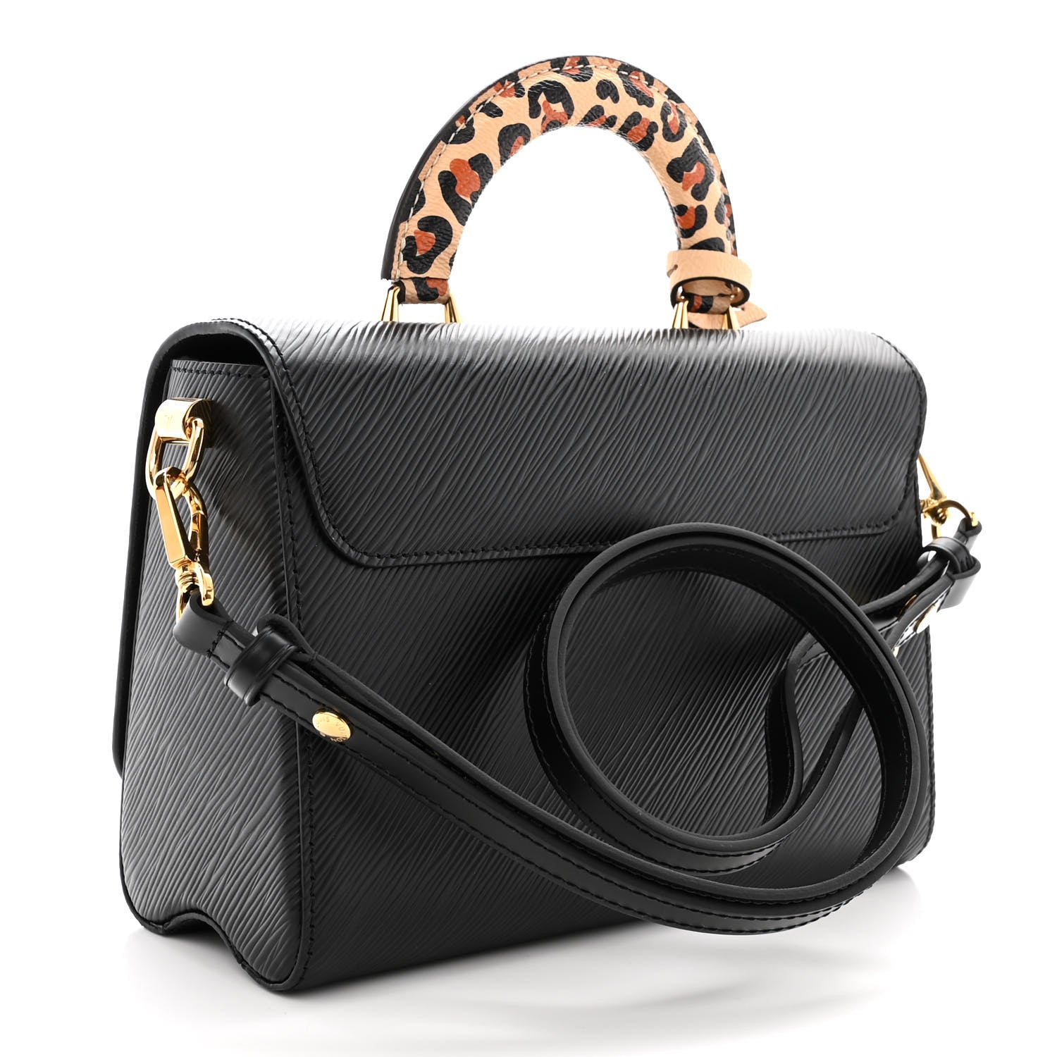 Louis Vuitton Epi Wild At Heart Twist One Handle MM Black 3 of 9