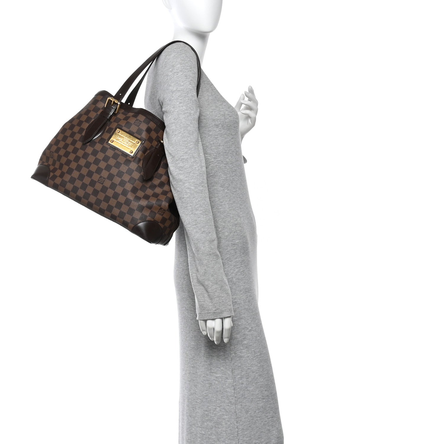 Louis Vuitton Damier Ebene Hampstead MM 2 of 10