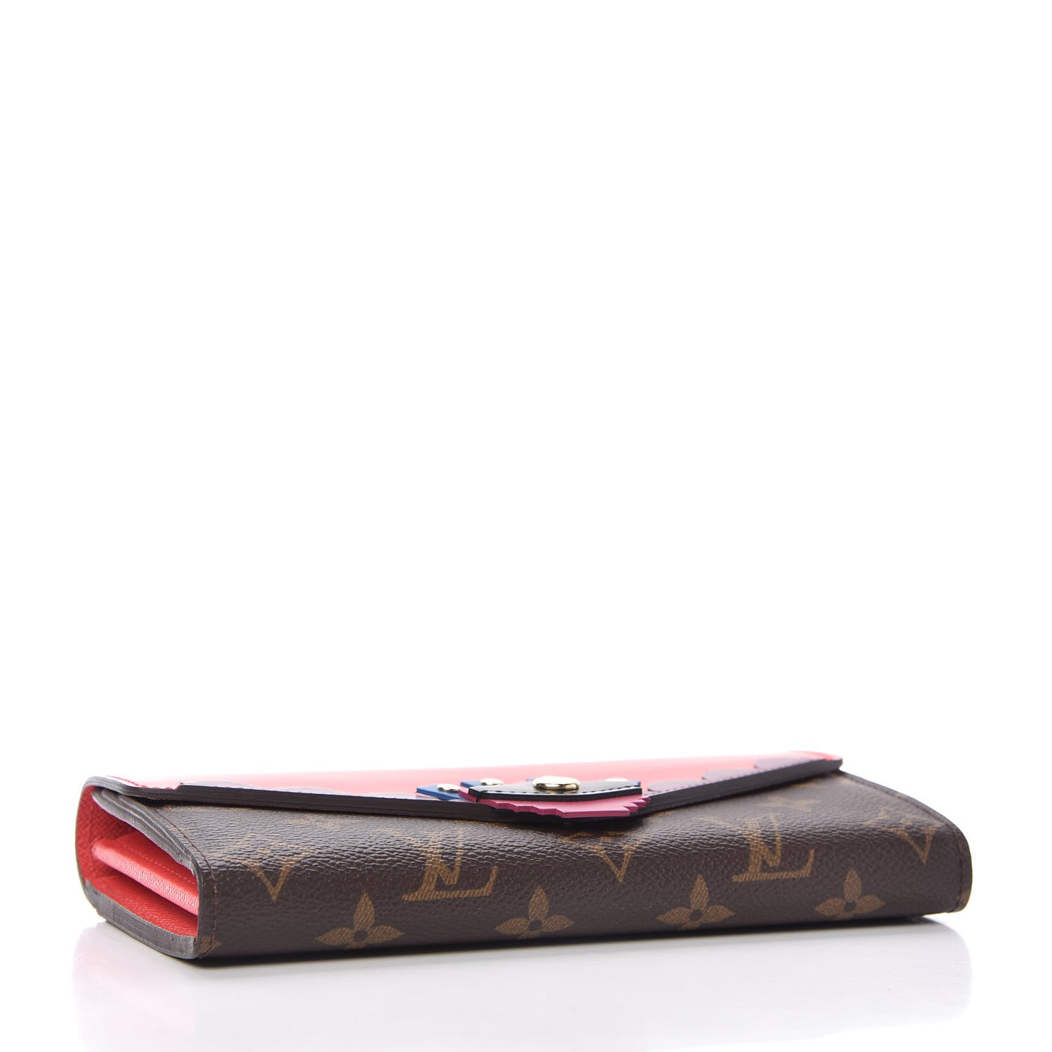 Louis Vuitton Monogram Totem Sarah Wallet Flamingo 4 of 9