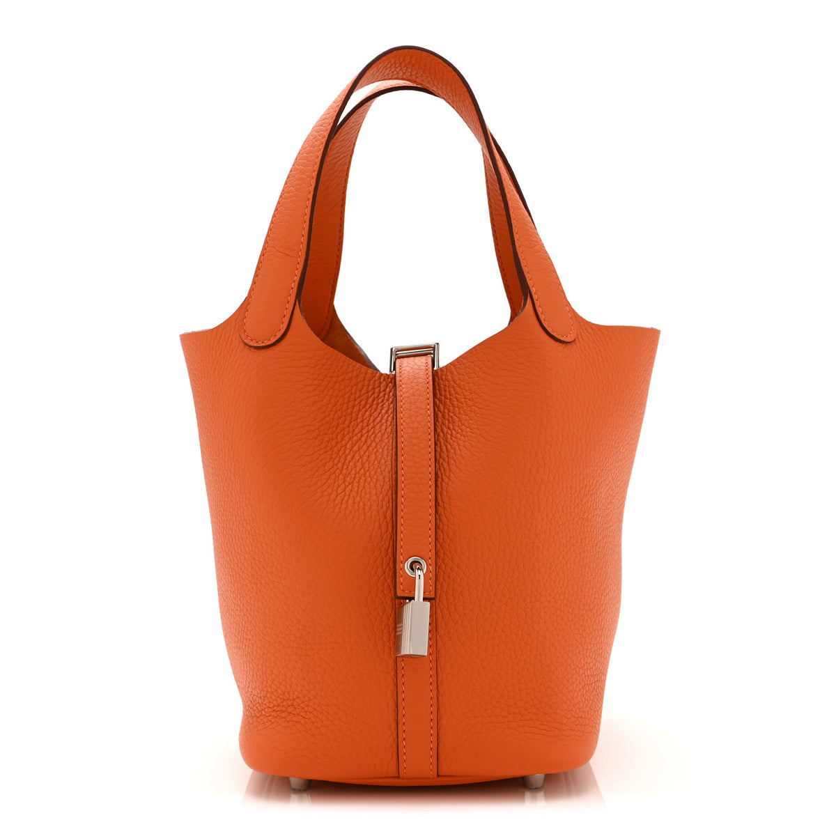 Hermes Taurillon Clemence Picotin Lock 18 PM Orange 1 of 10