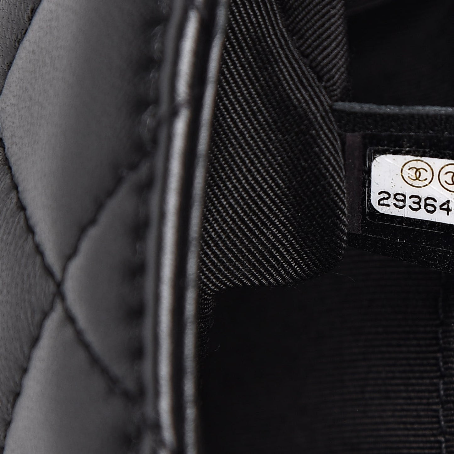 Lambskin Quilted Small My Precious Flap Black