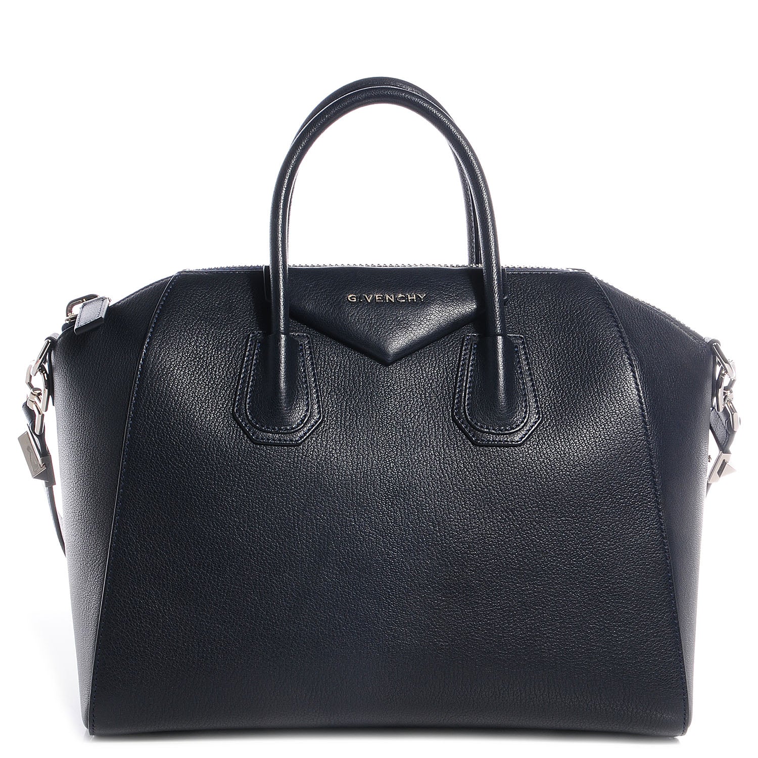 Givenchy Sugar Goatskin Medium Antigona Navy 1 of 11