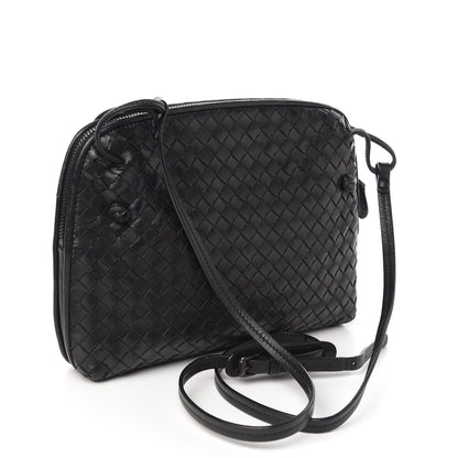 Bottega Veneta Nappa Intrecciato Nodini Crossbody Black 2 of 10