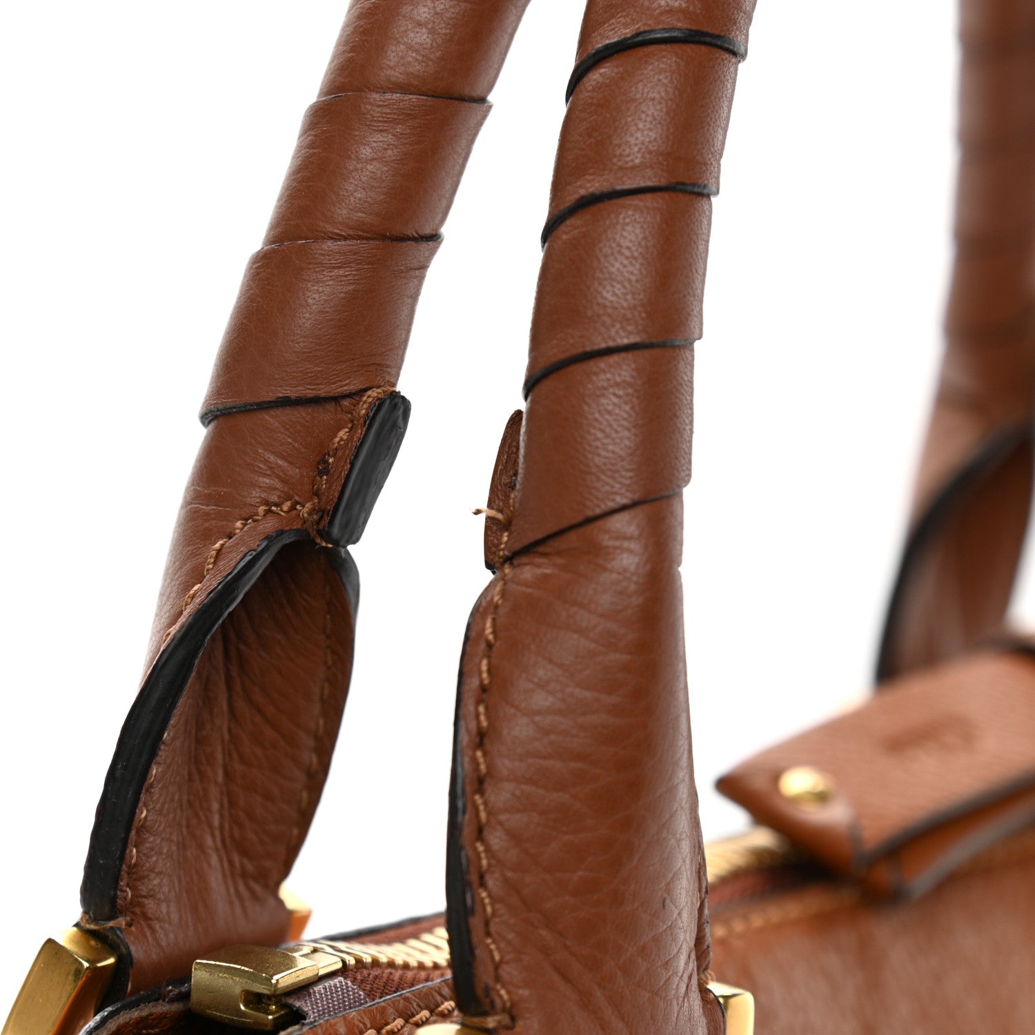 Chloe Calfskin Small Marcie Satchel Tan 13 of 13