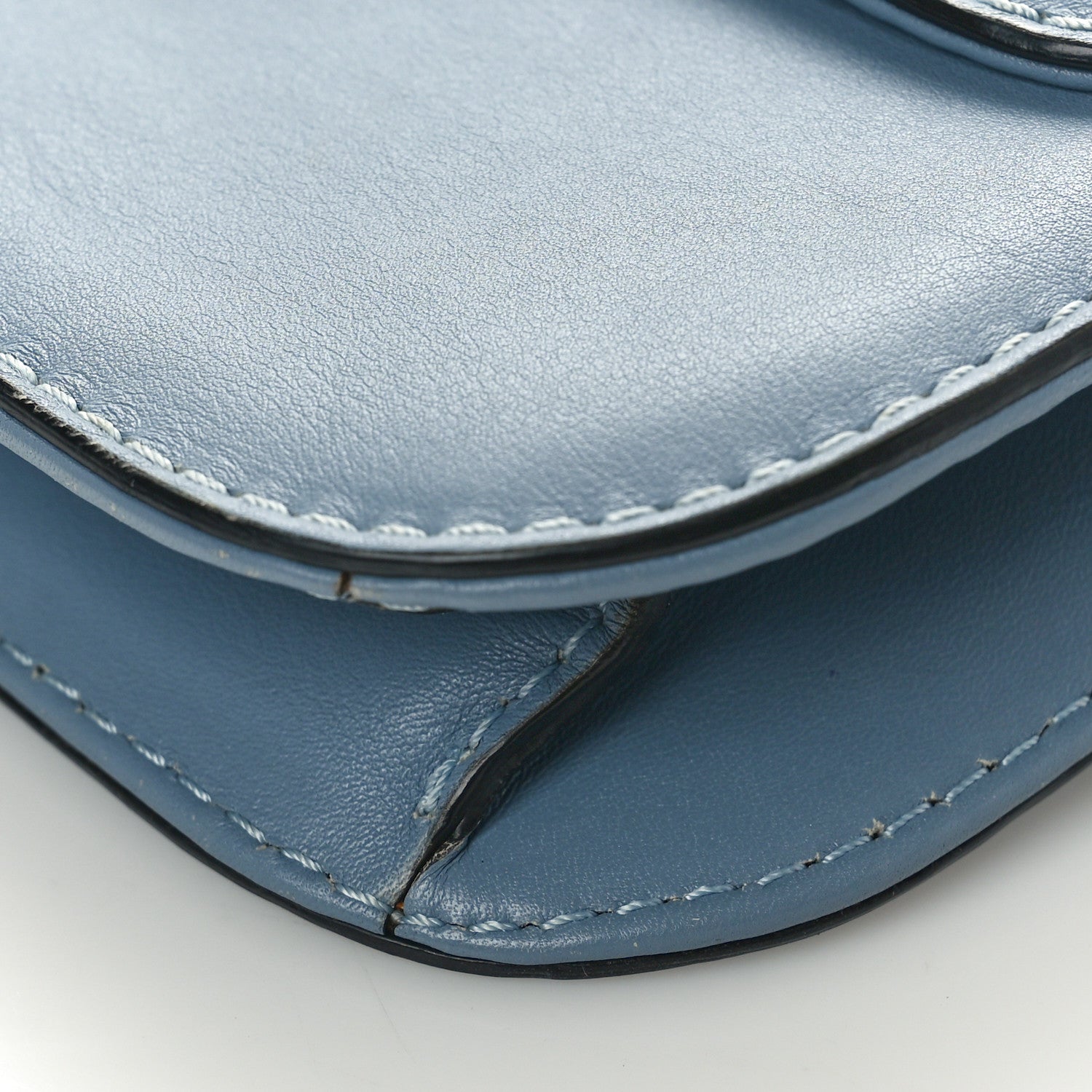 Valentino Garavani Vitello Small Glam Lock Rockstud Flap Gray 9 of 9