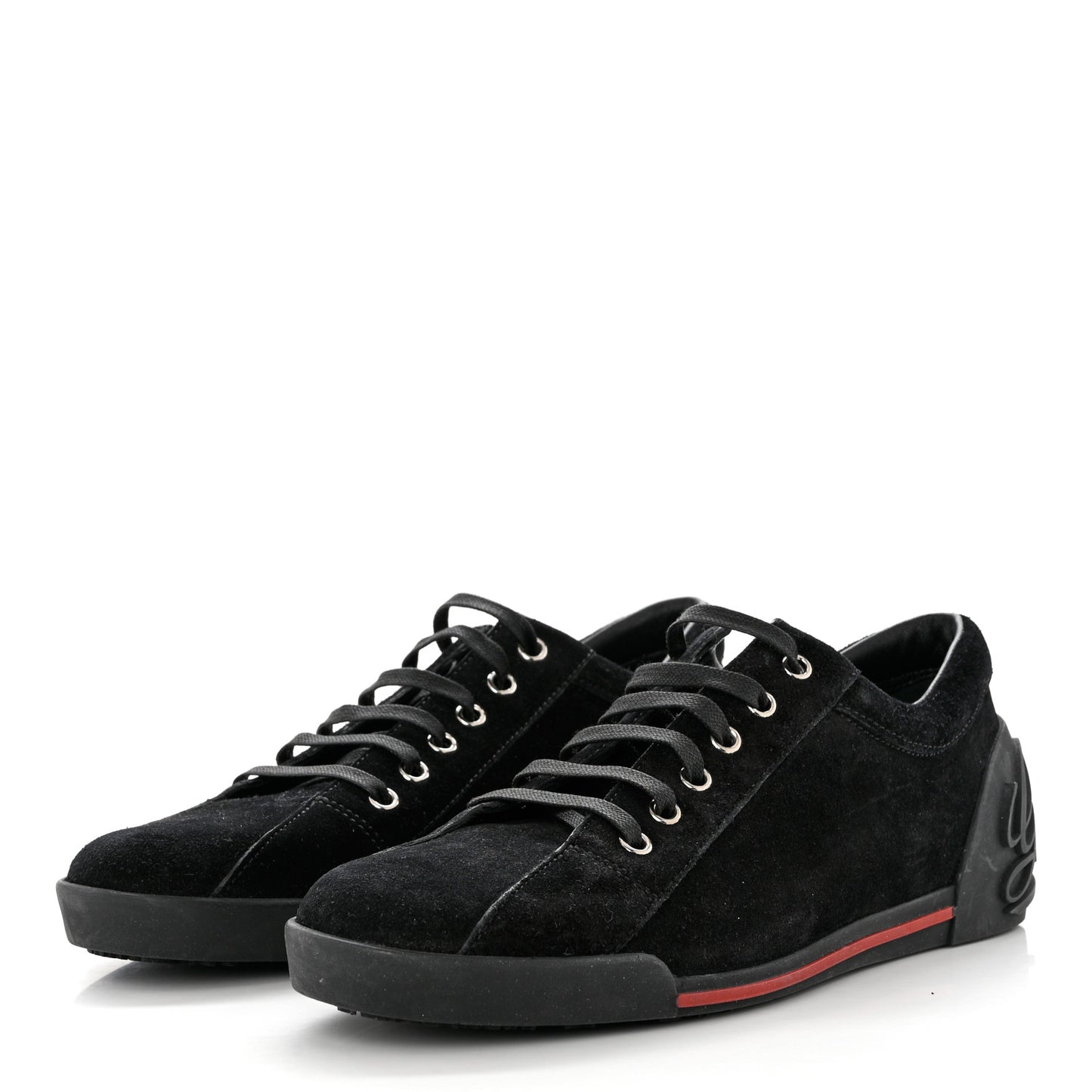 Softy Tek Suede Womens Low Top Sneakers 39.5 Black