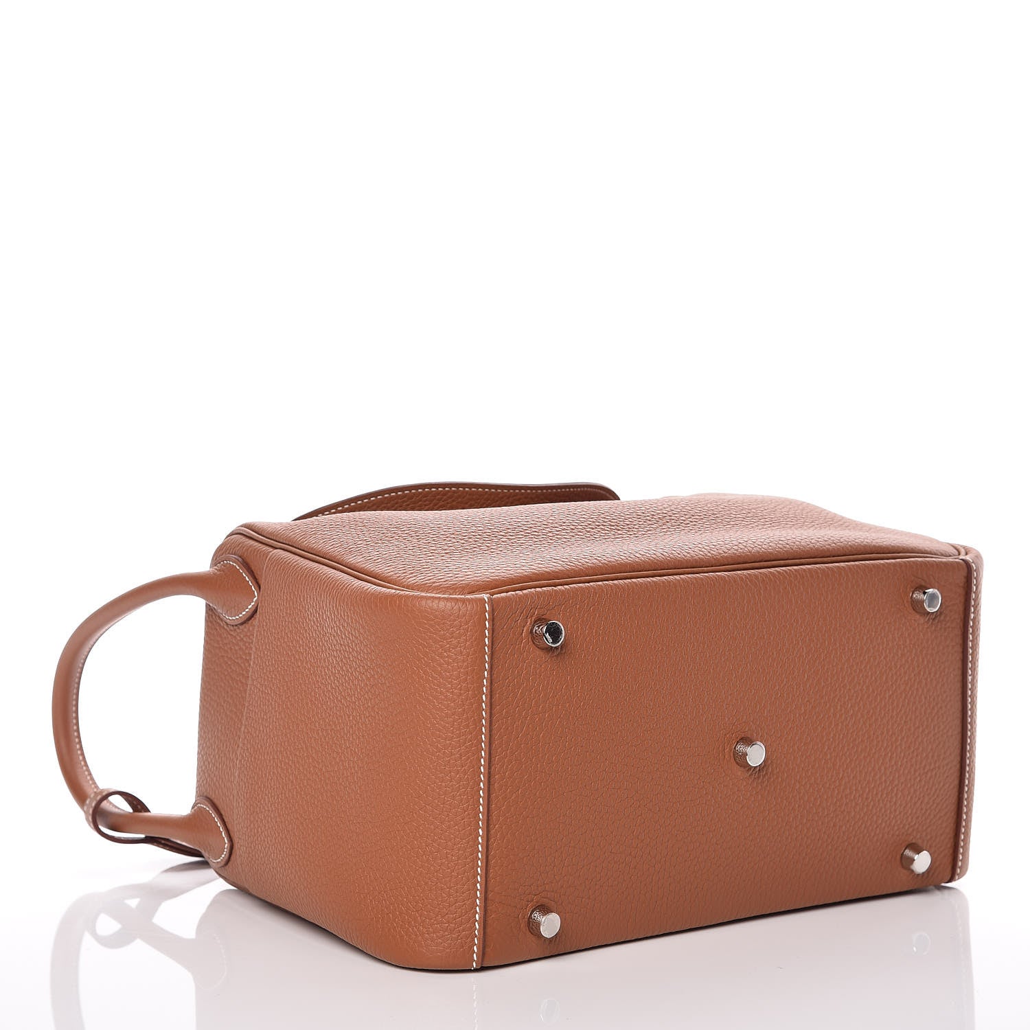 Hermes Taurillon Clemence Lindy 30 Gold 5 of 10