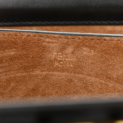 Fendi Vitello King Luxor Fendi Touch Shoulder Bag Black 7 of 11