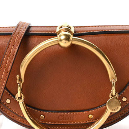 Chloe Calfskin Small Nile Bracelet Minaudiere Bag Caramel 8 of 10