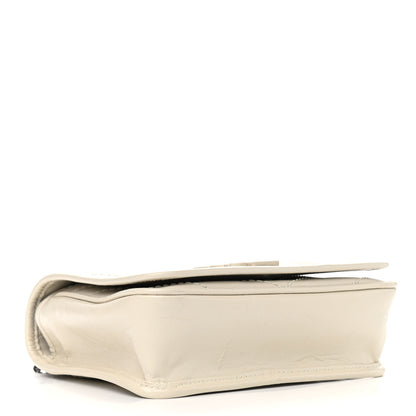Saint Laurent Crinkled Calfskin Matelasse Monogram Niki Chain Wallet Crema Soft 4 of 9