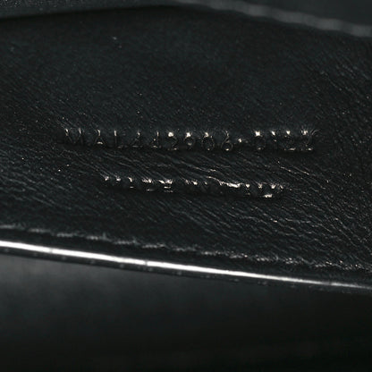 Saint Laurent Coated Bark Calfskin Medium Monogram Sunset Black 7 of 10