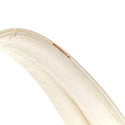 Chanel Caviar Perforated Bekko Chain Tote White 15 of 15