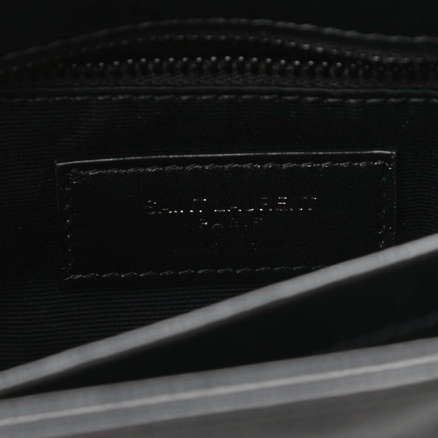 Calfskin Y Quilted Monogram Toy Loulou Crossbody Bag Black
