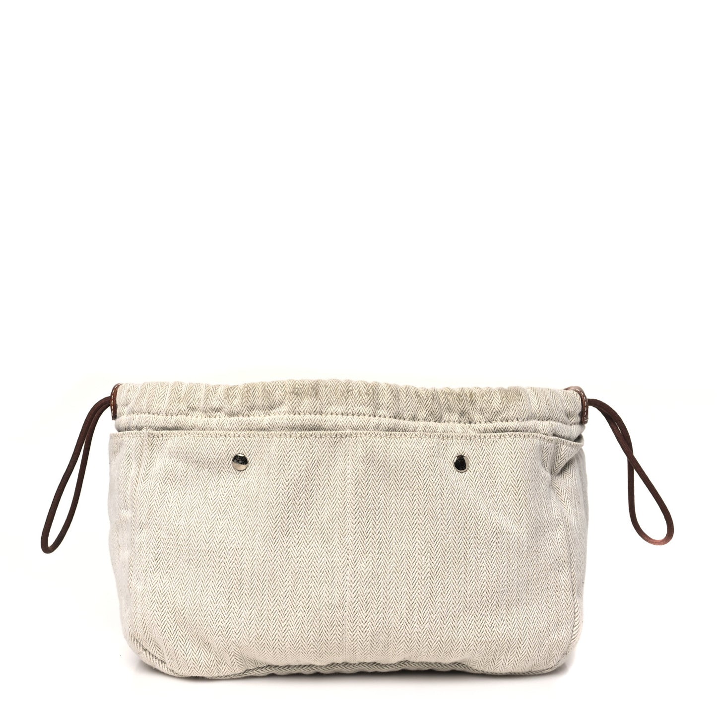 Canvas Barenia Fourbi 25 MM Pouch Naturel Fauve