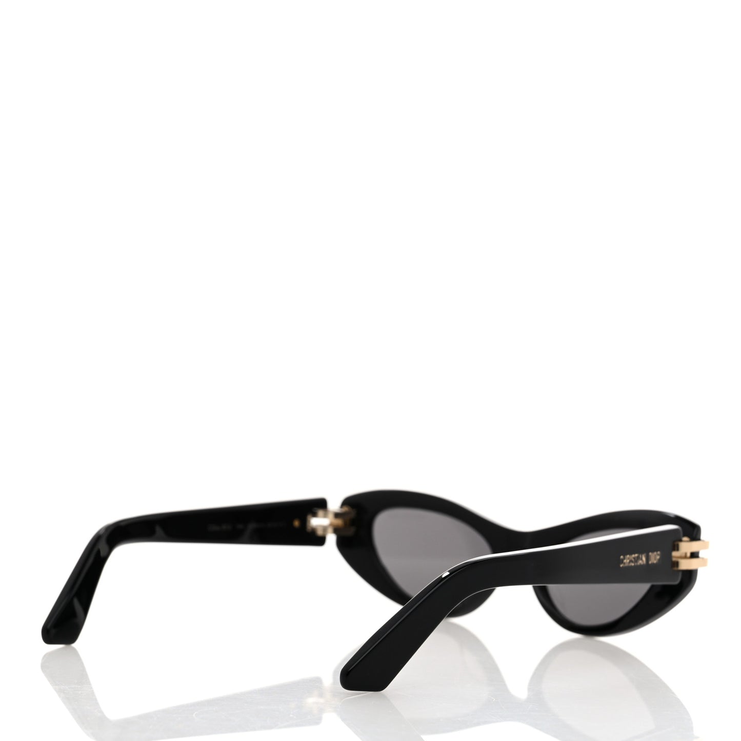 Acetate CDior B1U Cat Eye Sunglasses Black