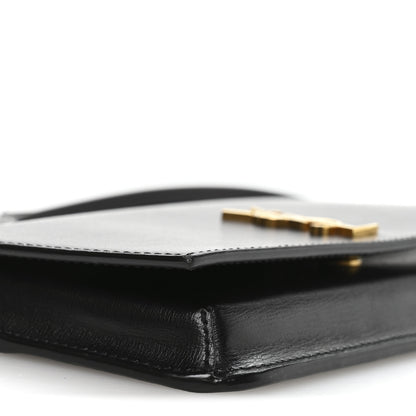 Saint Laurent Smooth Calfskin Monogram Phone Holder Crossbody Black 15 of 19
