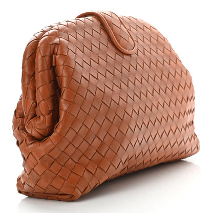Bottega Veneta Nappa Intrecciato The Lauren 1980 Clutch Camel 2 of 6