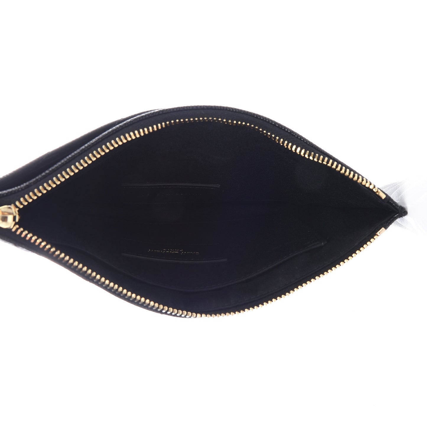 Grain De Poudre Chevron Monogram Bill Pouch Black