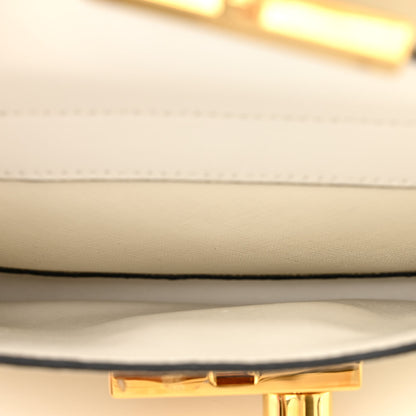Prada Saffiano Soft Calfskin Front Pocket Zippered Tote White 6 of 20
