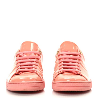 Louis Vuitton Patent Calfskin Frontrow Sneakers 38 Rose 2 of 8