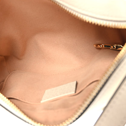 Gucci GG Supreme Monogram Textured Calfskin Web Mini Ophidia Shoulder Bag Beige Ebony Mystic White 5 of 9