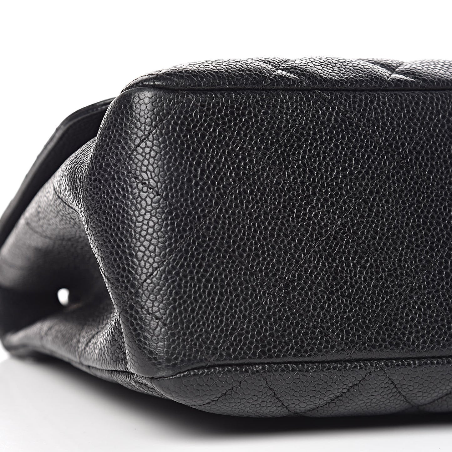 Caviar Quilted Jumbo Single Flap Black