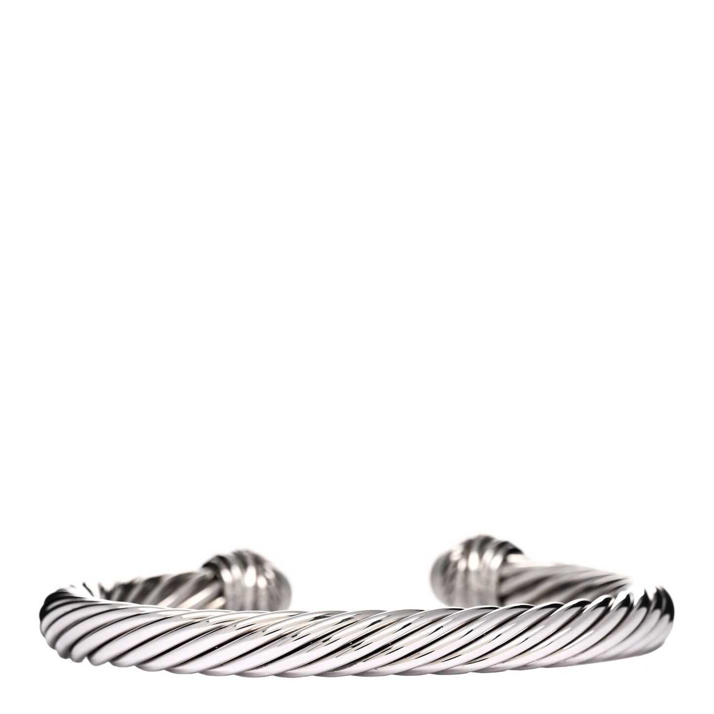 Sterling Silver Diamond Pearl 7mm Crossover Bracelet