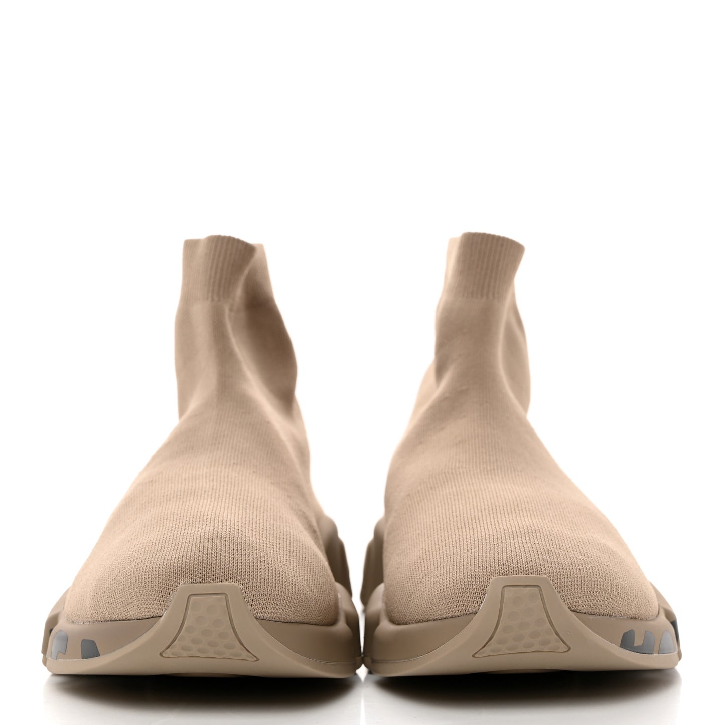 Neoprene Knit Mens Speed Graffiti Sneakers 46 Beige