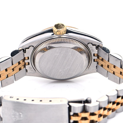 Rolex Stainless Steel 18K Yellow Gold Diamond 26mm Oyster Perpetual Datejust Watch Champagne 69173 4 of 4
