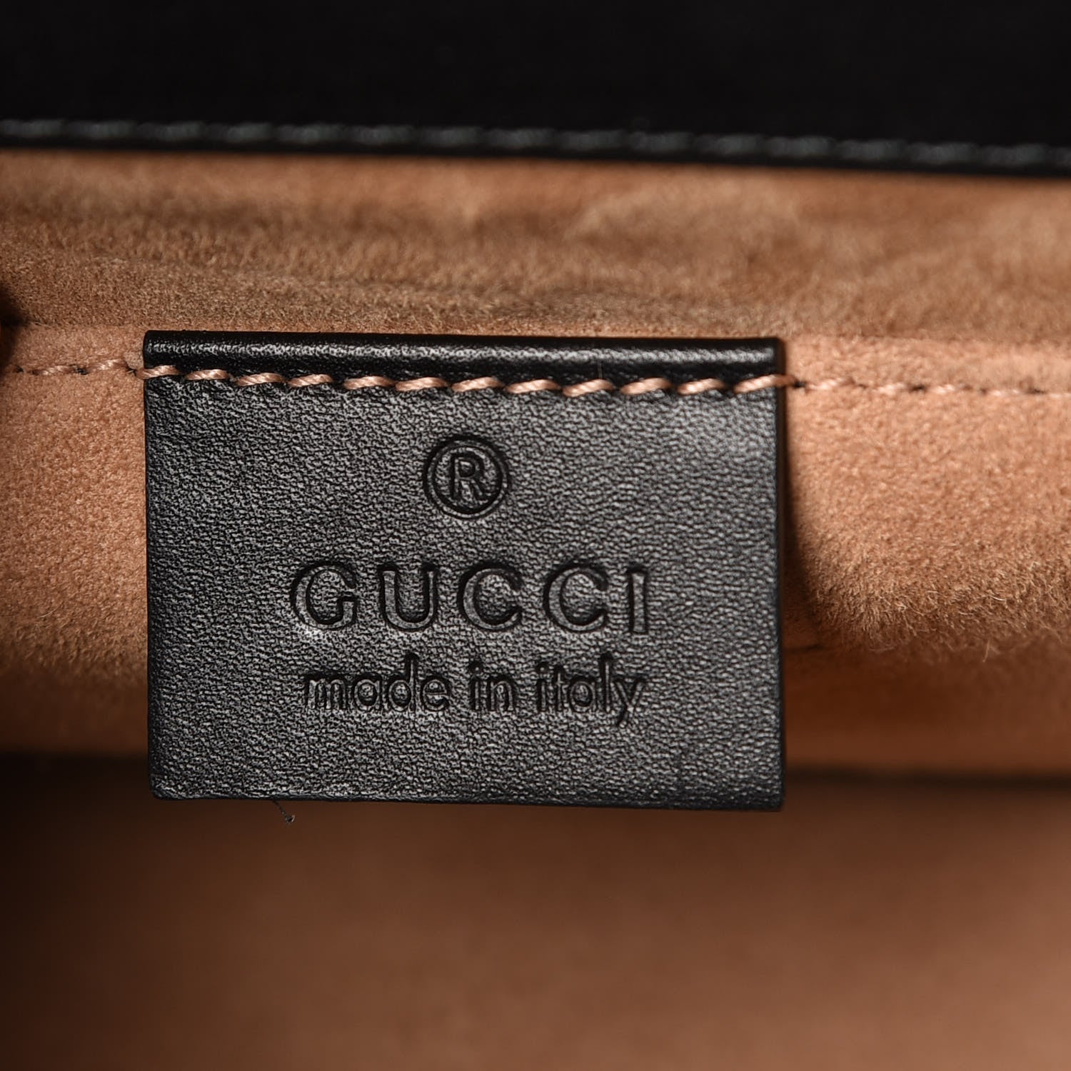 Gucci Calfskin Mini Sylvie Chain Shoulder Bag Black 6 of 11