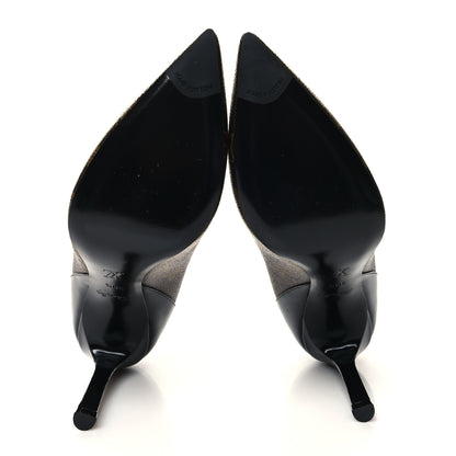 Louis Vuitton Monogram Cherie Pumps 38.5 Black 5 of 8
