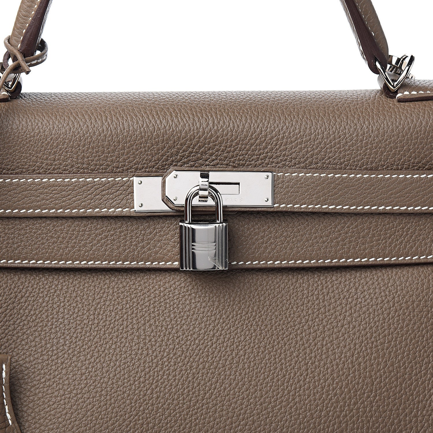 Hermes Togo Kelly Retourne 32 Etoupe 9 of 10