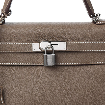 Hermes Togo Kelly Retourne 32 Etoupe 9 of 10