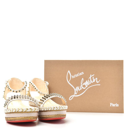 Christian Louboutin Shiny Nappa Madmonica 60 Platform Sandals 40 Version Latte 9 of 9