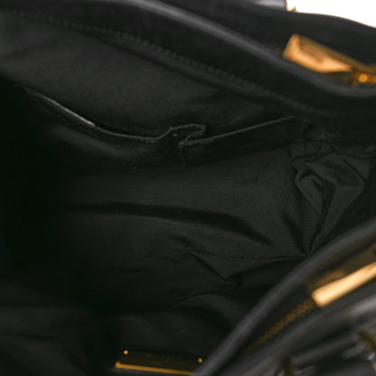 Salvatore Ferragamo Nylon Batik Small Tote Black 5 of 13