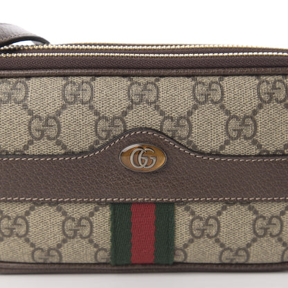 Gucci GG Supreme Monogram Web Mini Ophidia GG Bag Brown 9 of 10