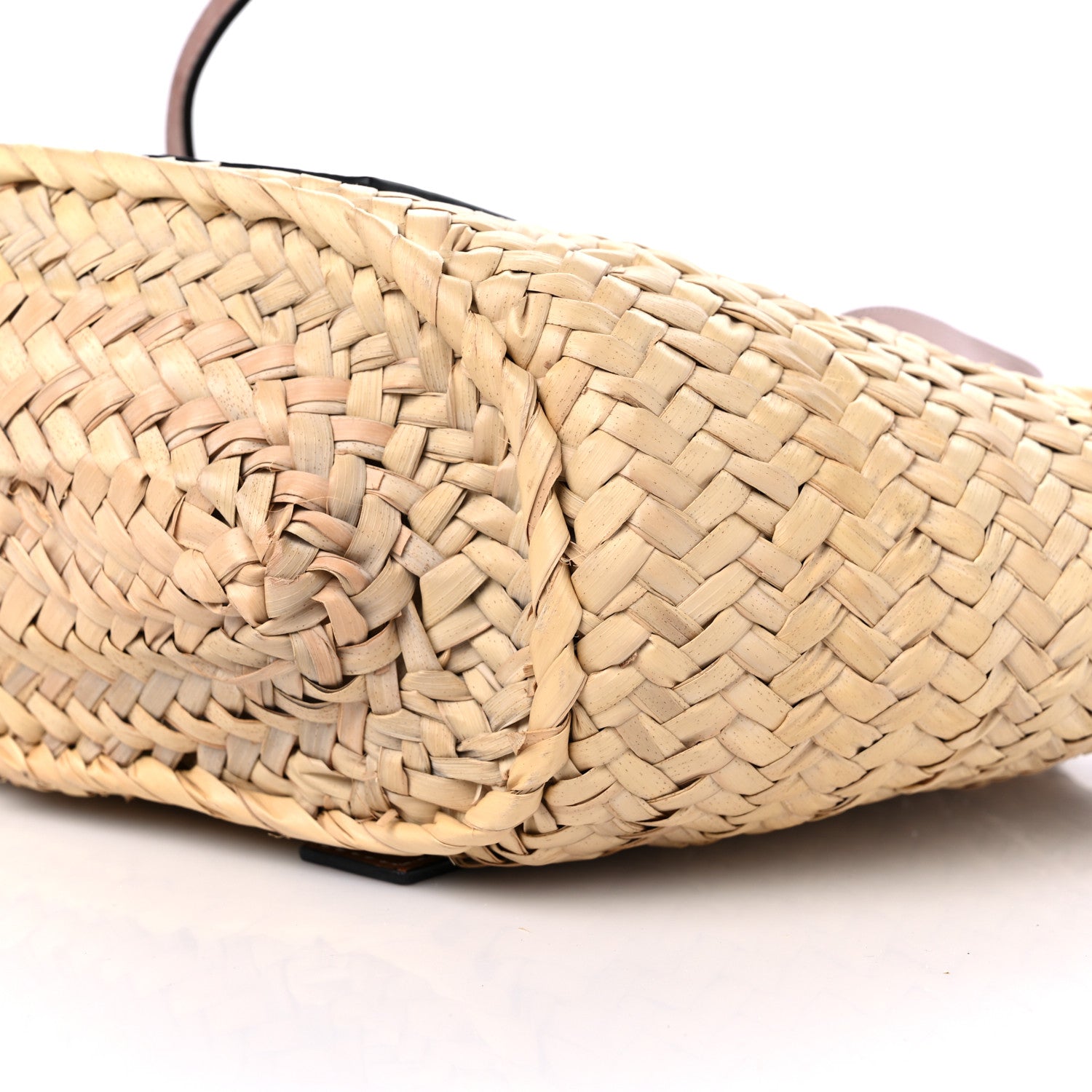 Loewe Raffia Small Basket Tote Bag Natural Tan 8 of 9
